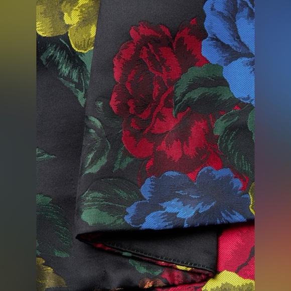 NWT ALICE + OLIVIA Tanner Asymmetric Floral Mini A-Line Dress - Picture 4 of 15